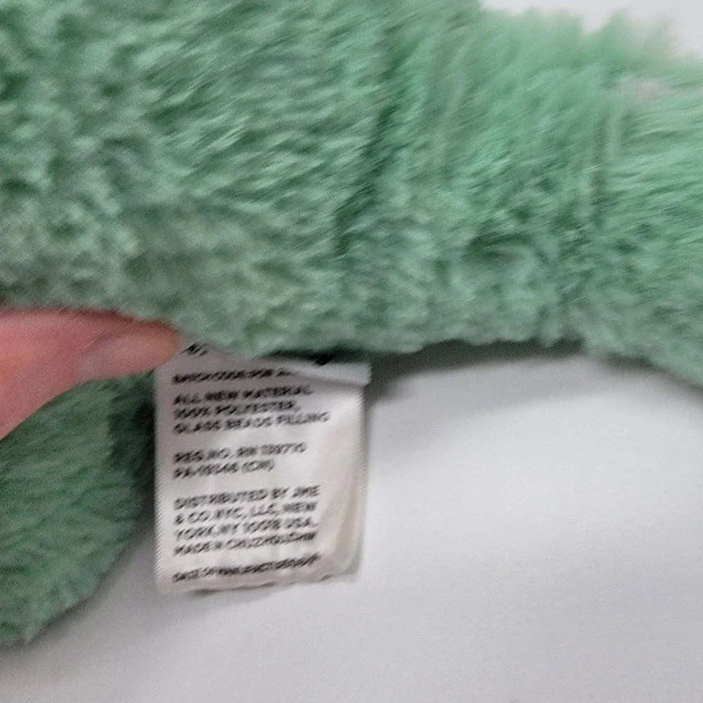 Huggable Cuddle & Calm Buddy Dinosaur Weighted Snug Buds 2.2 Lbs Pink Sky